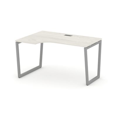 Style Project Fusion SN-4T2.SPA-011(L) (Дуб наварра/Серый) Стол рабочий эргономичный