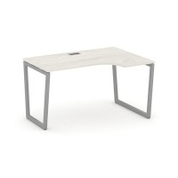 Style Project Fusion SN-4T2.SPA-012(R) (Дуб наварра/Серый) Стол рабочий эргономичный