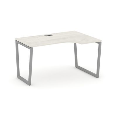 Style Project Fusion SN-4T2.SPA-022(R) (Дуб наварра/Серый) Стол рабочий эргономичный