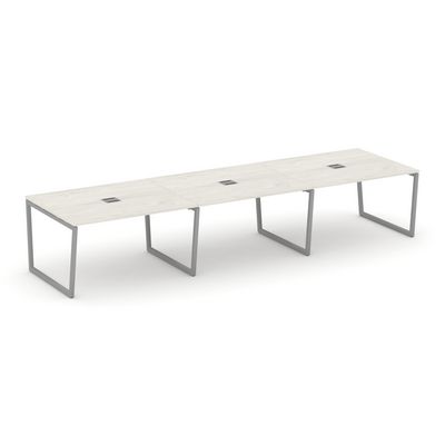 Style Project Fusion SN-4T2.SPRG-054 (Дуб наварра/Серый) Стол переговорный