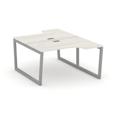 Style Project Fusion SN-5T2.DRPA-001 (Дуб наварра/Серый) Рабочая станция эргономичная