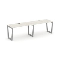 Style Project Fusion SN-5T2.ORS-014 (Дуб наварра/Серый) Рабочая станция односторонняя