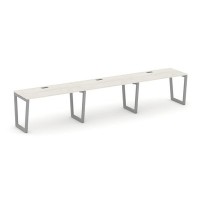 Style Project Fusion SN-5T2.ORS-031 (Дуб наварра/Серый) Рабочая станция односторонняя