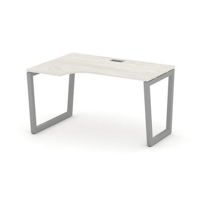 Style Project Fusion SN-5T2.SPA-012(L) (Дуб наварра/Серый) Стол рабочий эргономичный