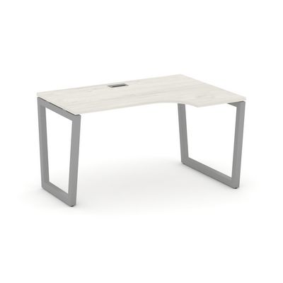 Style Project Fusion SN-5T2.SPA-021(R) (Дуб наварра/Серый) Стол рабочий эргономичный