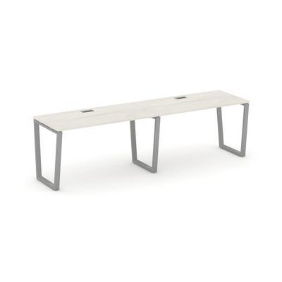 Style Project Fusion SN-6T2.ORS-001 (Дуб наварра/Серый) Рабочая станция односторонняя