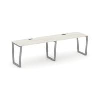 Style Project Fusion SN-6T2.ORS-022 (Дуб наварра/Серый) Рабочая станция односторонняя