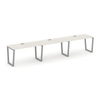 Style Project Fusion SN-6T2.ORS-054 (Дуб наварра/Серый) Рабочая станция односторонняя