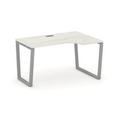 Style Project Fusion SN-6T2.SPA-002(R) (Дуб наварра/Серый) Стол рабочий эргономичный
