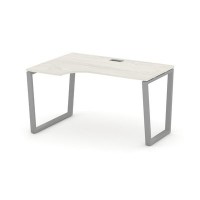 Style Project Fusion SN-6T2.SPA-021(L) (Дуб наварра/Серый) Стол рабочий эргономичный