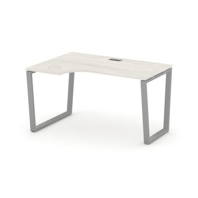 Style Project Fusion SN-6T2.SPA-021(L) (Дуб наварра/Серый) Стол рабочий эргономичный