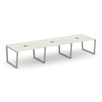 Style Project Fusion SN-6T2.SPRG-054 (Дуб наварра/Серый) Стол переговорный