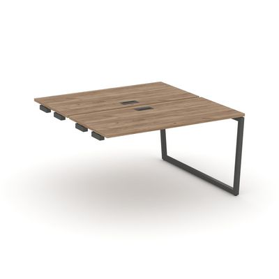 Style Project Fusion SN-4T2.DPRS-023 (Дуб табак/Антрацит) Стол приставка к опорным элементам