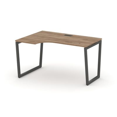 Style Project Fusion SN-4T2.SPA-001(L) (Дуб табак/Антрацит) Стол рабочий эргономичный