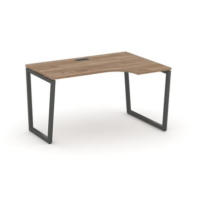 Style Project Fusion SN-4T2.SPA-001(R) (Дуб табак/Антрацит) Стол рабочий эргономичный