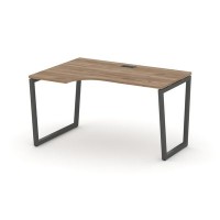 Style Project Fusion SN-4T2.SPA-012(L) (Дуб табак/Антрацит) Стол рабочий эргономичный