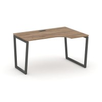 Style Project Fusion SN-4T2.SPA-021(R) (Дуб табак/Антрацит) Стол рабочий эргономичный