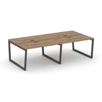 Style Project Fusion SN-5T2.DRS-054 (Дуб табак/Антрацит) Рабочая станция двухсторонняя