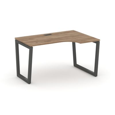 Style Project Fusion SN-5T2.SPA-001(R) (Дуб табак/Антрацит) Стол рабочий эргономичный