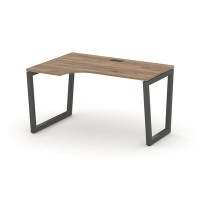 Style Project Fusion SN-5T2.SPA-011(L) (Дуб табак/Антрацит) Стол рабочий эргономичный