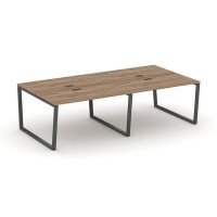 Style Project Fusion SN-6T2.DRS-041 (Дуб табак/Антрацит) Рабочая станция двухсторонняя