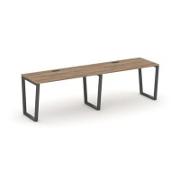 Style Project Fusion SN-6T2.ORS-024 (Дуб табак/Антрацит) Рабочая станция односторонняя