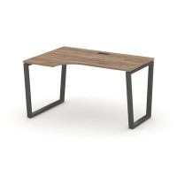 Style Project Fusion SN-6T2.SPA-012(L) (Дуб табак/Антрацит) Стол рабочий эргономичный