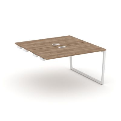 Style Project Fusion SN-4T2.DPRS-012 (Дуб табак/Белый) Стол приставка к опорным элементам