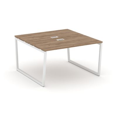 Style Project Fusion SN-4T2.DRS-013 (Дуб табак/Белый) Рабочая станция двухсторонняя