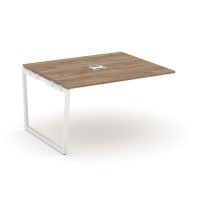 Style Project Fusion SN-4T2.NSPRG-032 (Дуб табак/Белый) Проходной наборный элемент переговорного стола