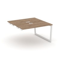 Style Project Fusion SN-5T2.DPRS-002 (Дуб табак/Белый) Стол приставка к опорным элементам