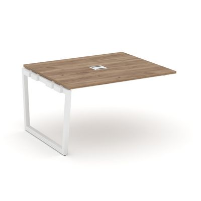 Style Project Fusion SN-5T2.NSPRG-032 (Дуб табак/Белый) Проходной наборный элемент переговорного стола