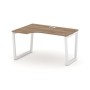 Style Project Fusion SN-5T2.SPA-002(L) (Дуб табак/Белый) Стол рабочий эргономичный