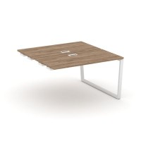 Style Project Fusion SN-6T2.DPRS-003 (Дуб табак/Белый) Стол приставка к опорным элементам