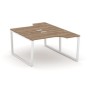 Style Project Fusion SN-6T2.DRPA-002 (Дуб табак/Белый) Рабочая станция эргономичная