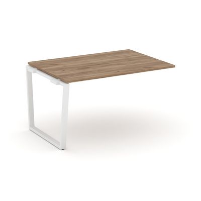 Style Project Fusion SN-6T2.NSPRG-001.3 (Дуб табак/Белый) Проходной наборный элемент переговорного стола