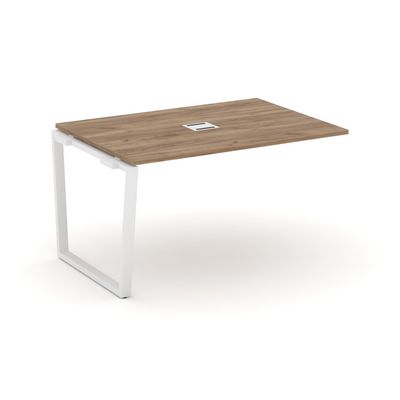 Style Project Fusion SN-6T2.NSPRG-003 (Дуб табак/Белый) Проходной наборный элемент переговорного стола