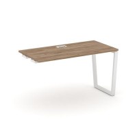 Style Project Fusion SN-6T2.OPRS-024 (Дуб табак/Белый) Стол приставка к опорным элементам