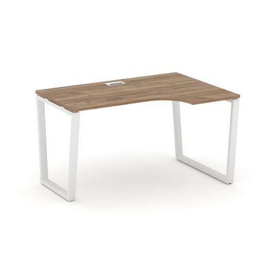 Style Project Fusion SN-6T2.SPA-002(R) (Дуб табак/Белый) Стол рабочий эргономичный