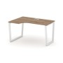 Style Project Fusion SN-6T2.SPA-012(L) (Дуб табак/Белый) Стол рабочий эргономичный