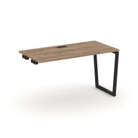 Style Project Fusion SN-4T2.OPRS-013 (Дуб табак/Черный) Стол приставка к опорным элементам