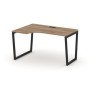 Style Project Fusion SN-4T2.SPA-012(L) (Дуб табак/Черный) Стол рабочий эргономичный