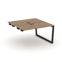 Style Project Fusion SN-5T2.DPRS-002 (Дуб табак/Черный) Стол приставка к опорным элементам