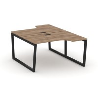 Style Project Fusion SN-5T2.DRPA-011 (Дуб табак/Черный) Рабочая станция эргономичная