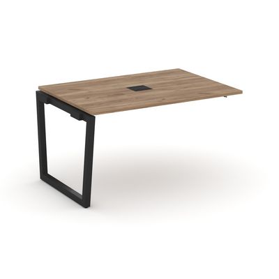 Style Project Fusion SN-5T2.NSPRG-004 (Дуб табак/Черный) Проходной наборный элемент переговорного стола