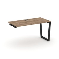 Style Project Fusion SN-5T2.OPRS-002 (Дуб табак/Черный) Стол приставка к опорным элементам