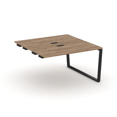 Style Project Fusion SN-6T2.DPRS-011 (Дуб табак/Черный) Стол приставка к опорным элементам