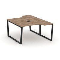 Style Project Fusion SN-6T2.DRPA-001 (Дуб табак/Черный) Рабочая станция эргономичная