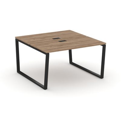 Style Project Fusion SN-6T2.DRS-024 (Дуб табак/Черный) Рабочая станция двухсторонняя