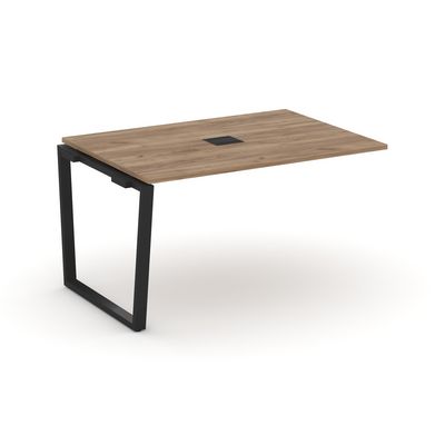 Style Project Fusion SN-6T2.NSPRG-001 (Дуб табак/Черный) Проходной наборный элемент переговорного стола